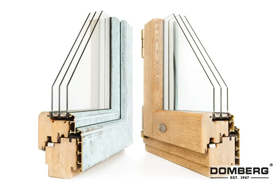 Ventanas de madera y aluminio — Ventanas con protección de bronce